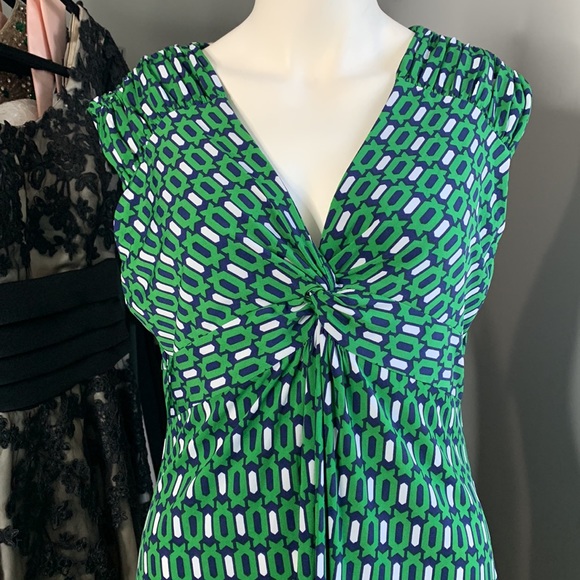 Kiara Print Summer Casual Dress Geometric sz large - Picture 4 of 8